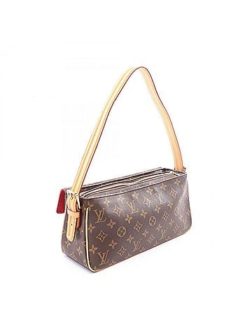 Louis Vuitton Louis Vuitton LOUIS VUITTON Vivacite MM Monogram Shoulder Bag Handbag Coated Canvas Leather Women's Brown M51164 (view 2)