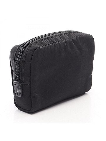 Prada Prada handbag/pouch with triangular plate, made of nylon and Saffiano leather, in black. (view 2)