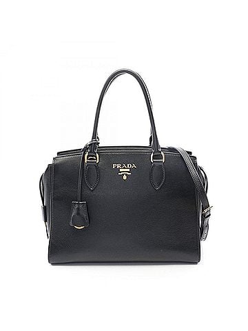 Prada Prada PRADA 2-way handbag, leather, women's, black (view 1)