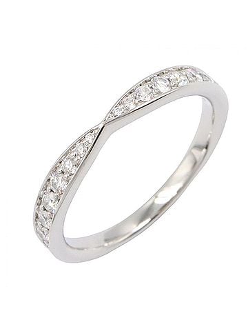 Tiffany & Co. Tiffany &amp; Co. Harmony Diamond Ring - Platinum (Pt950) Women's with Diamonds Silver/Clear Tone (view 1)
