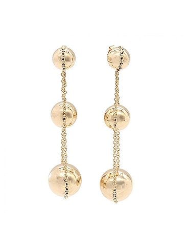 Tiffany & Co. Tiffany &amp; Co. Hardware Triple Drop Earrings, 18K Pink Gold (PG), Women's Jewelry, Tone (view 1)
