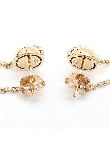 Tiffany & Co. Tiffany &amp; Co. Hardware Triple Drop Earrings, 18K Pink Gold (PG), Women's Jewelry, Tone (view 2)