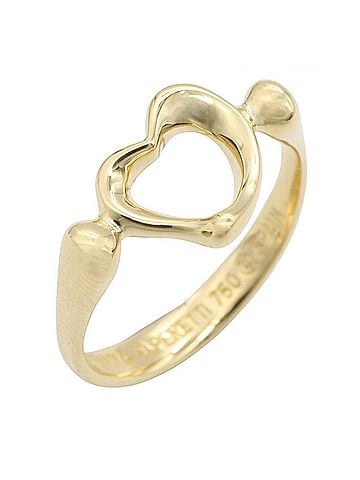 Tiffany & Co. Tiffany &amp; Co. Elsa Peretti Open Heart Ring - 18K Yellow Gold Women's Jewelry (view 1)
