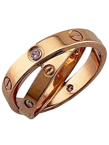 Cartier Cartier Bee Love Ring, 18K Pink Gold, Sapphire and Diamond for Women. (view 1)