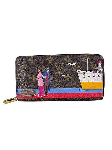 Louis Vuitton Louis Vuitton Zippy Wallet Atlantic Cruise Monogram Long Canvas M62135 Women's LOUIS VUITTON (view 1)
