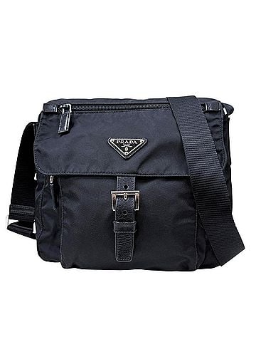 Prada Prada Shoulder Bag, Nylon, Black, Men's &amp; Women's, PRADA (view 1)