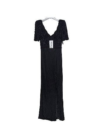Scala Silk Beaded All Over Maxi Gown Cocktail Dress (view 1)