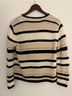 Talbots Stripes Black Tan White Cardigan Size M - photo 3