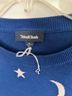 ModCloth Graphic Blue Yellow Green White Pullover Sweater Size S - photo 3