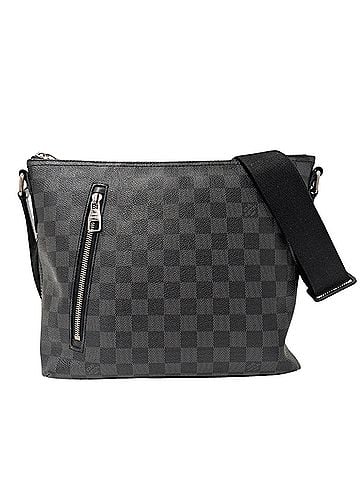 Louis Vuitton Louis Vuitton LOUIS VUITTON Handbag Damier Graphite Men's Brand Shoulder Bag Canvas Mick PM N41211 Black (view 1)