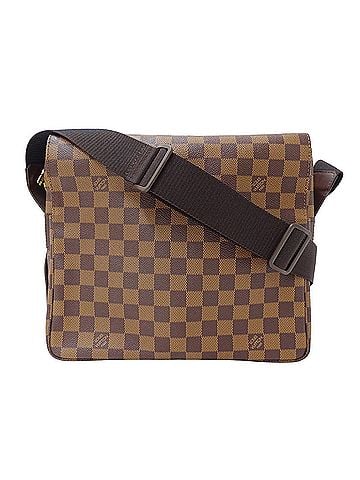 Louis Vuitton Louis Vuitton LOUIS VUITTON Handbag for Women and Men, Brand Shoulder Bag, Damier Canvas Naviglio Brown N45255 (view 1)
