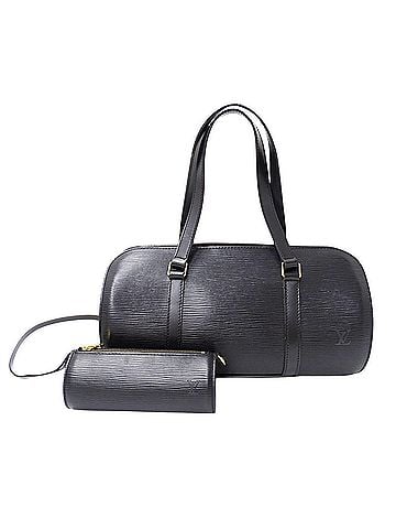 Louis Vuitton Louis Vuitton LOUIS VUITTON Women's Handbag, Brand Epi Leather, Soufflot, Noir Black M52222 (view 1)