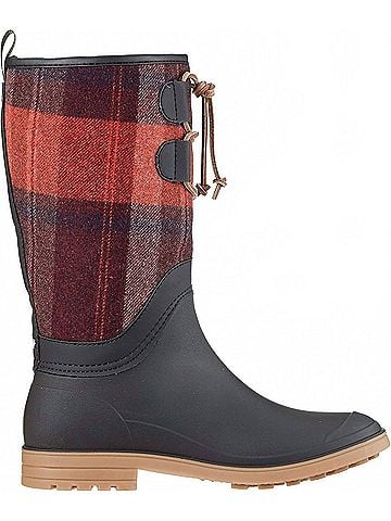 Kamik Women's Abigail Boot in Red Plaid (view 1)