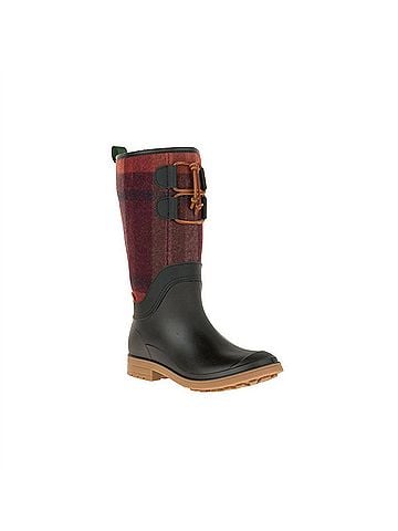 Kamik Women's Abigail Boot in Red Plaid (view 2)