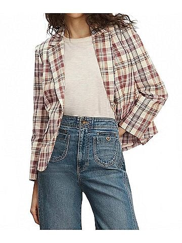 Veronica Beard Women's Tyra Dickey Jacket in Orchid Haze Multi (view 2)