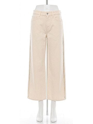AG Jeans Saige Wide Leg Crop Jeans in Fresh Air (view 1)