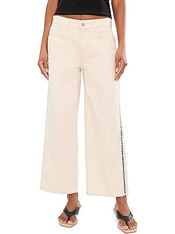 AG Jeans Saige Wide Leg Crop Jeans in Fresh Air (view 2)