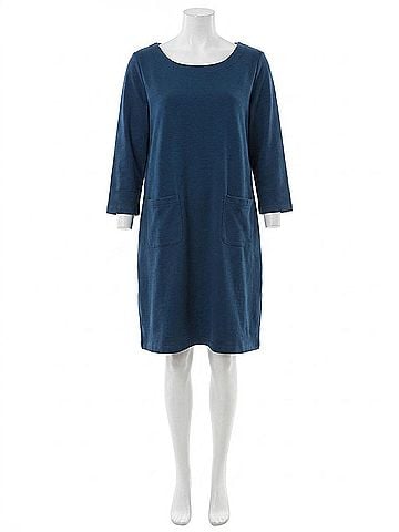 Mata Traders Sylvan Shift Dress in Blue (view 1)