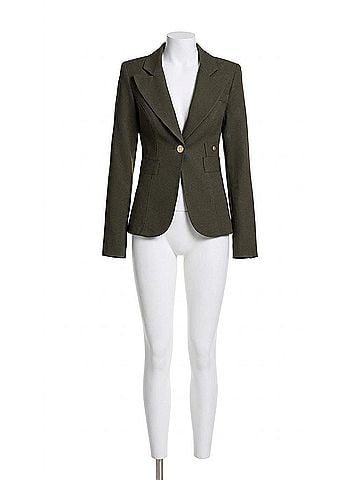 Smythe Women's Classic Duchess Blazer in Army (view 1)