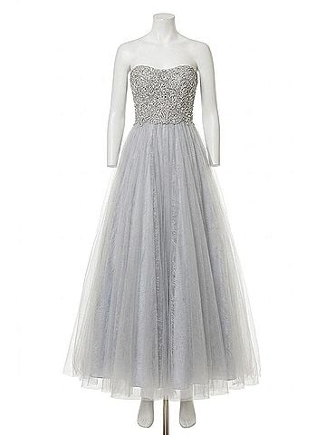 Terani Couture Two Tone Prom Dress in Silver Blue (view 1)