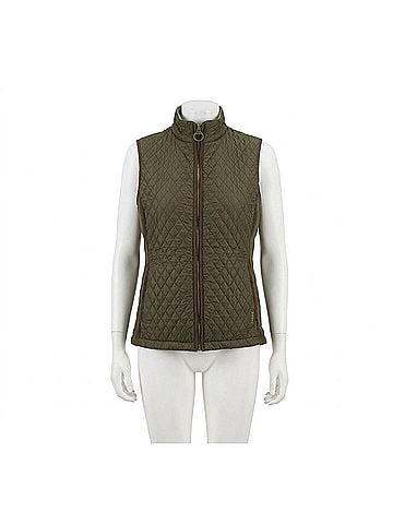 Barbour Basswood Gilet in Olive (view 1)