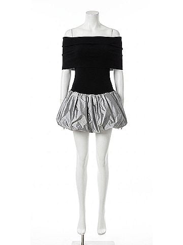 Anna October Jewel Mini Dress in Black (view 1)