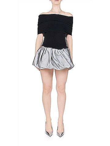 Anna October Jewel Mini Dress in Black (view 2)