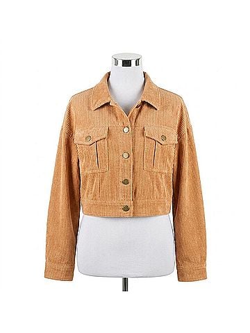 Jen's Pirate Booty Yin Yang Cropped Jacket in Sand (view 1)
