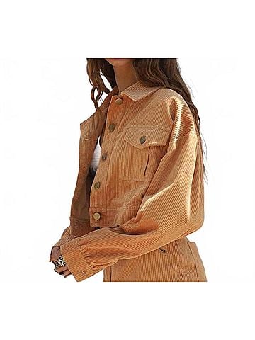 Jen's Pirate Booty Yin Yang Cropped Jacket in Sand (view 2)