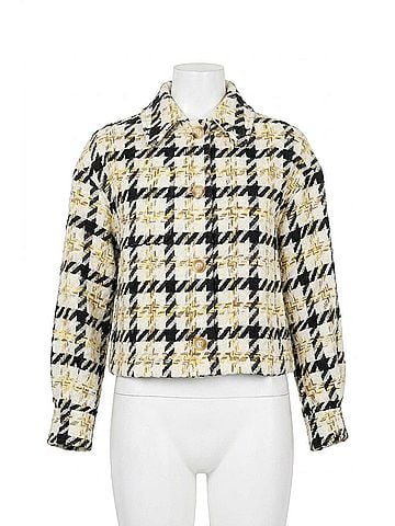 Dolce Cabo Blair Button Front Jacket in Black (view 1)