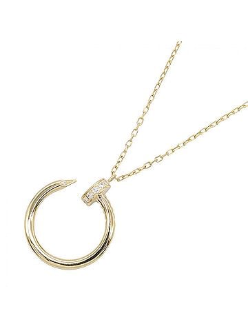 Cartier Cartier Juste un Clou Diamond Necklace, 18K (Yellow Gold), Diamond, Women's, Gold Tone, Clear Tone (view 1)
