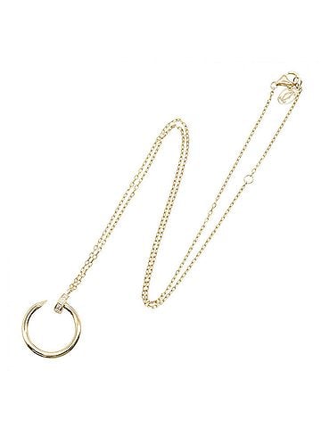 Cartier Cartier Juste un Clou Diamond Necklace, 18K (Yellow Gold), Diamond, Women's, Gold Tone, Clear Tone (view 2)