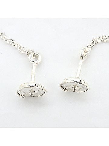 Hermès Hermes HERMES Gene d'Ancre Farandole Earrings, Sterling Silver 925, Women's, Tone (view 2)