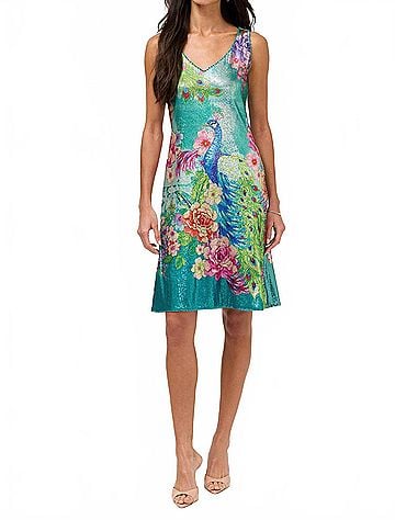 Johnny Was Monika Sequin Lined Dress in Luhna (view 2)