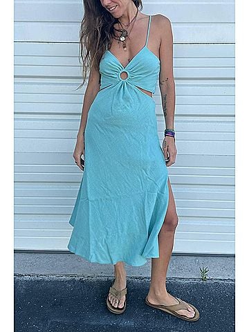 Jen's Pirate Booty Sweet Dreams Dress in Canal (view 2)