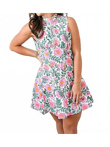 TCEC Rose To The Occasion Dress in Pink (view 2)