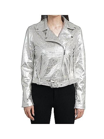 Love Token Liza Jacket in Silver (view 2)