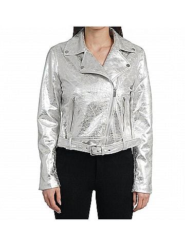 Love Token Liza Jacket in Silver (view 2)