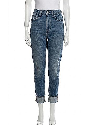 Good American The Weekender Jeans in Blue (view 1)