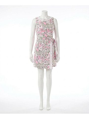 Lilly Pulitzer Fresia Stretch Shift Dress in Conch Shell Pink Wildness (view 1)