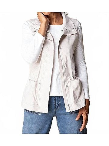 Habitat Women's Willow Cool Tech Vest in Beige (view 2)