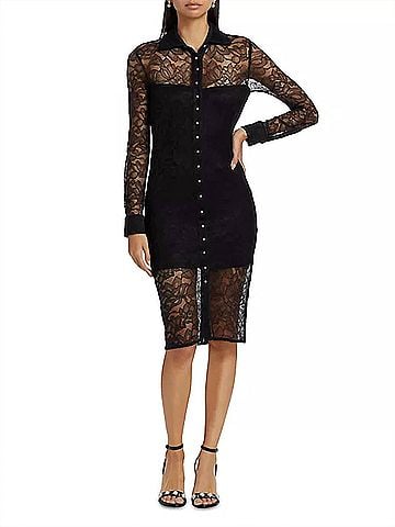 Generation Love Lorene Lace Dress in Black (view 2)