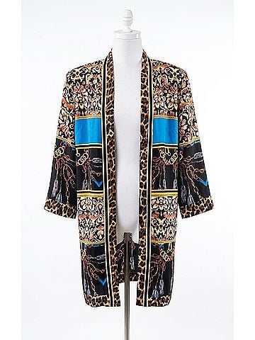 Peter Nygard Designer Print Jacket in Multi (view 1)