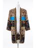 Peter Nygard Black Designer Print Jacket in Multi Size 12 - photo 1