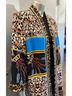 Peter Nygard Black Designer Print Jacket in Multi Size 12 - photo 4