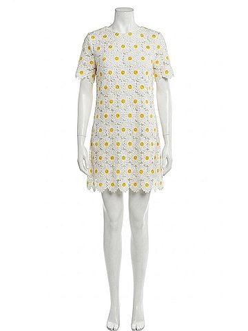 Flying Tomato Lilah Mini Shift Dress in White (view 1)