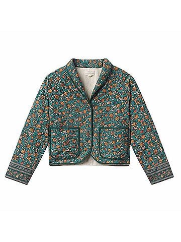 Trovata August Floral Jacket in Blue (view 1)