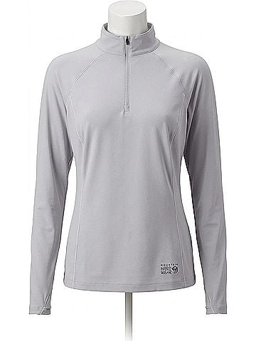 Mountain Hardwear Stretch 1/2 Zip Jacket in Glacial (view 1)