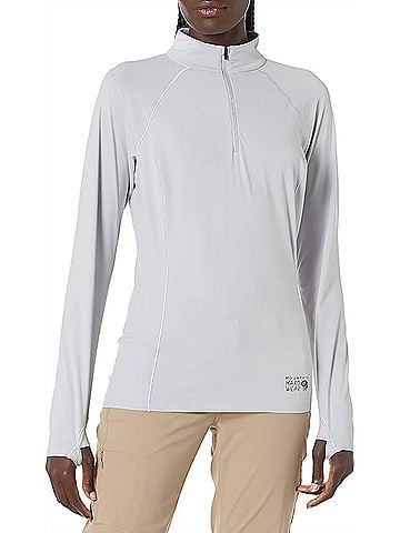 Mountain Hardwear Stretch 1/2 Zip Jacket in Glacial (view 2)