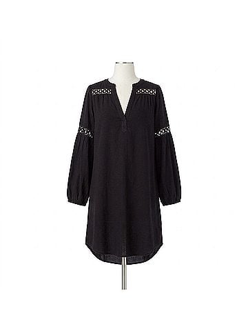 Maven West Long Sleeve Dress in Black (view 1)
